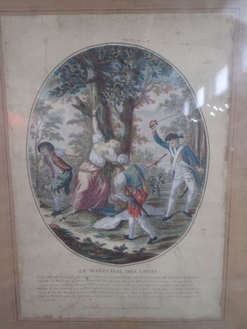 Lot de trois gravures: 
- D'après Pietro...