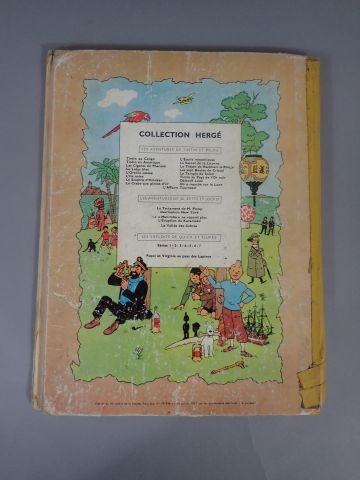 [BD] HERGE : « Les aventures de Tintin »....