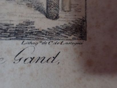 Grand ensemble pictural comprenant:
- Ecole...