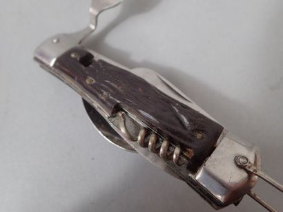 Partie de ménagère en métal argenté modèle...