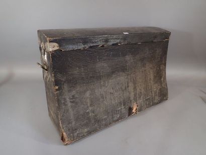 Malle de coffre pour voiture en bois recouvert...