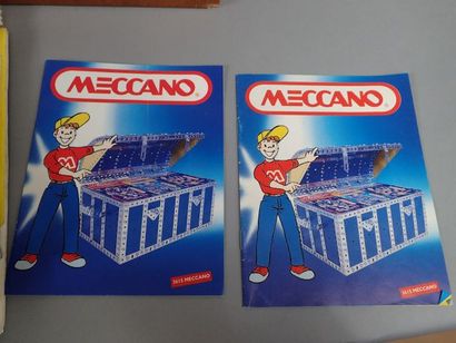 MECCANO. Ensemble de deux coffrets de fabrication...