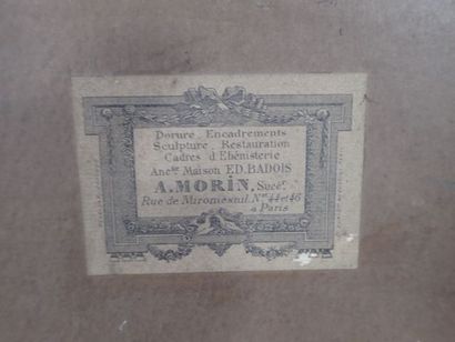 Réunion de quatre dessins au pastel sur le...