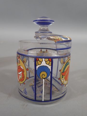 SEVRES, garniture de toilette en cristal...