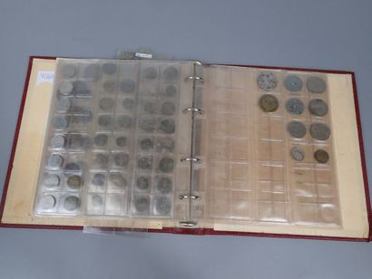 Classeur numismatique comprenant des pièces...