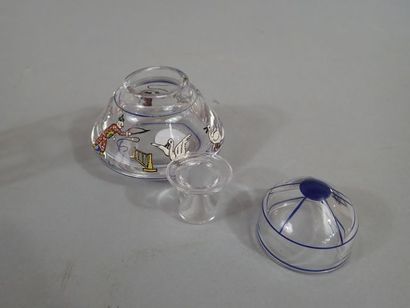SEVRES, ensemble en cristal à décors du cirque...