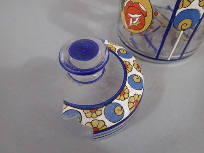 SEVRES, garniture de toilette en cristal...
