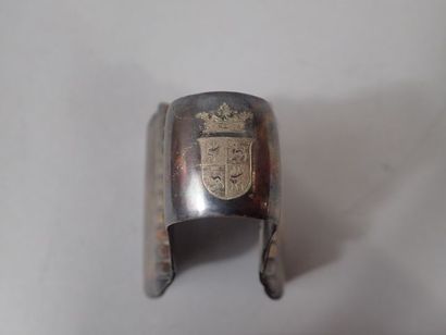 Partie de ménagère en métal argenté modèle...