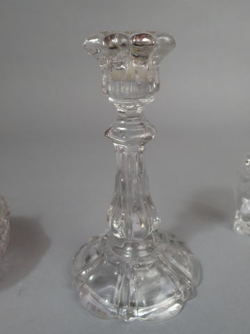 * Lot de trois pièces en cristal : Hibou...