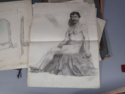 MOUTON Léon (fin du XIXe -début XXe), ensemble...
