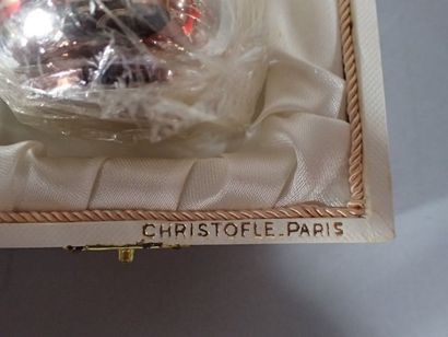 CHRISTOFLE, Timbale en métal argenté dans...