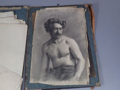 MOUTON Léon (fin du XIXe -début XXe), ensemble...