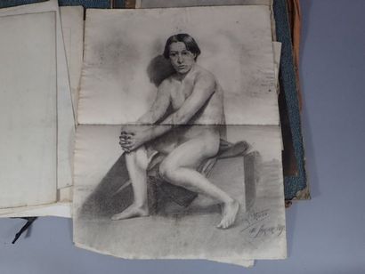 MOUTON Léon (fin du XIXe -début XXe), ensemble...