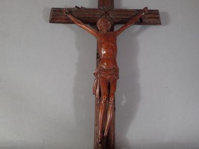 Crucifix en bois de Sainte Lucie, croix en...