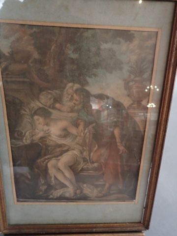 Reproduction imprimée d'une huile sur toile...