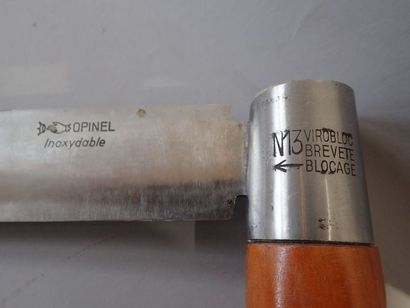 Grand Opinel N13 virobloc breveté blocage,...
