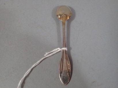 Cuillère à œuf en vermeil, poinçon Minerve...