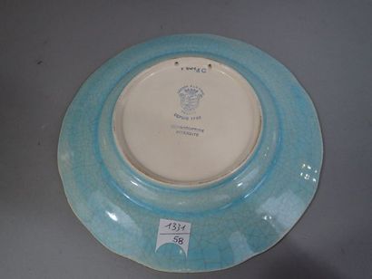 LONGWY. Assiette 