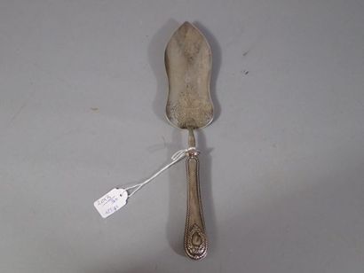 Pelle à gâteau en argent à décor de corde...