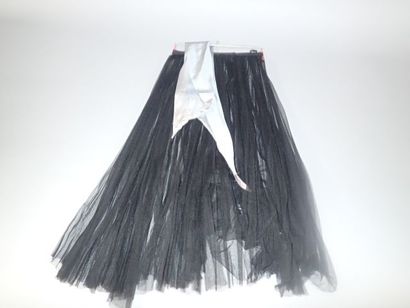 Deux jupes en tulles dont l'une doublé avec...