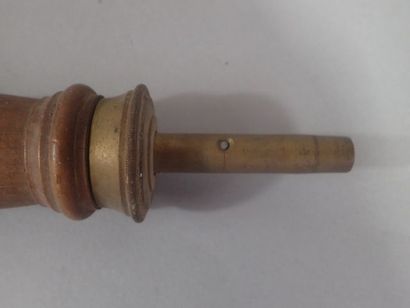 Pied pour miroir aux alouettes en bois avec...
