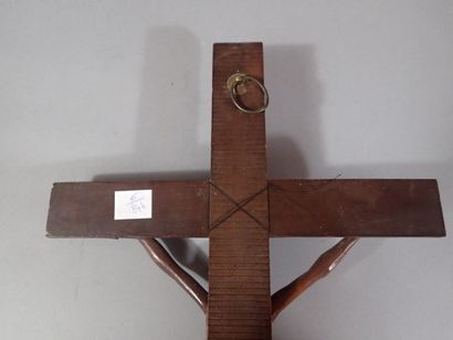 Crucifix en bois de Sainte Lucie, croix en...
