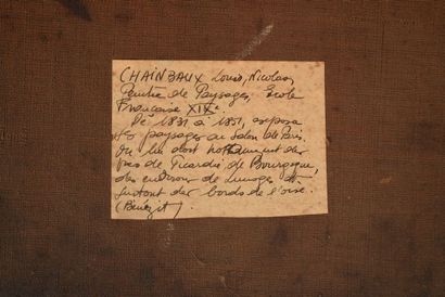 Louis-Nicolas CHAINBAUX (XIXe siècle), attribué...