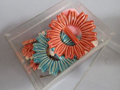 Jacques PERREAU . 1922-2007. lot de bijoux...