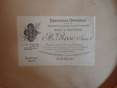 Habit de juge du tribunal de commerce : robe...