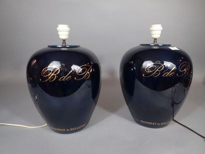 [CHAMPAGNE] Paire de lampes publicitaires...