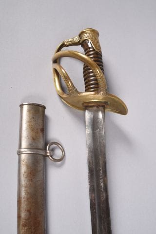France. Sabre de cavalerie légère, troupe,...