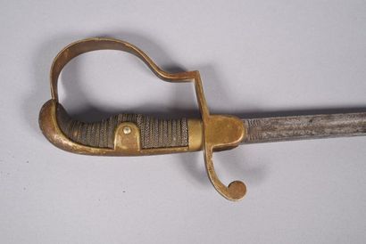 Sabre prussien d’officier de fusilier. Garde...