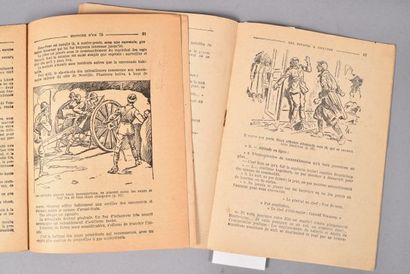 Guerre 14-18 - lot de livrets et fascicules...