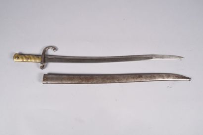 France. Sabre baïonnette modèle 1866 pour...
