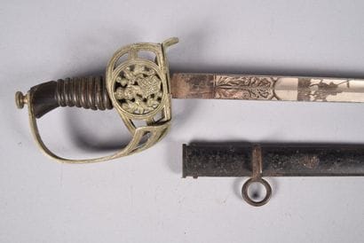 Sabre de cavalerie Wurtembergeois. Sur le...