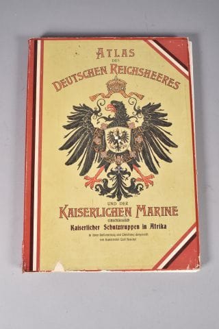 Allemagne Atlas des «Deutschen Reichsheeres...