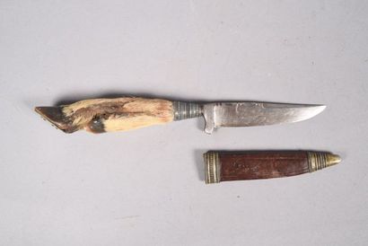 Allemagne. Couteau de type chasse. Poignée...