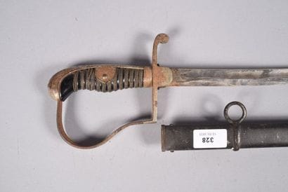 Prusse. Sabre d'officier de fusiliers. Belle...