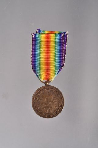 Roumanie. Médaille interalliée, avec ruban....