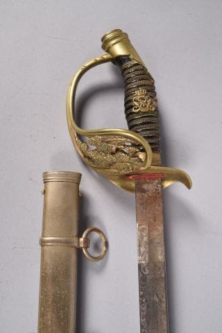 Prusse, Sabre d’officier d’infanterie IOD...