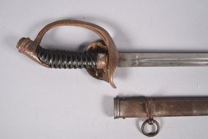 Sabre droit d'officier d'infanterie prussien...