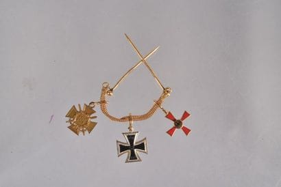 Prusse. Barrette de gala en or 375 millièmes...