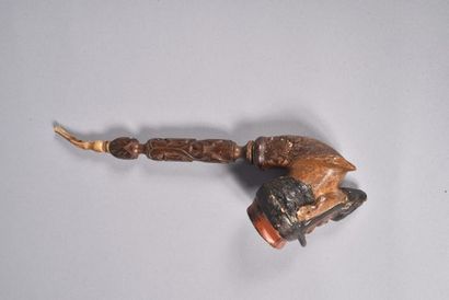 Pipe « Mobile de 1870 ». Le fourneau en terre...