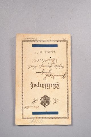 Militarpass d’un mitrailleur Garde du Corps...