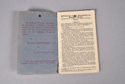 Militarpass de Oswald Schaad du 101 I.R....