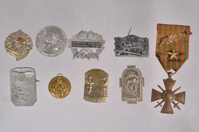Allemagne. Ensemble de 8 badges commémoratifs...