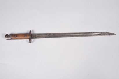 GB. Baïonnette modèle 1907, poignée à plaquette...