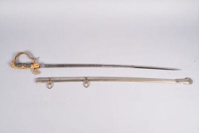 Sabre prussien d’officier de cavalerie légère,...