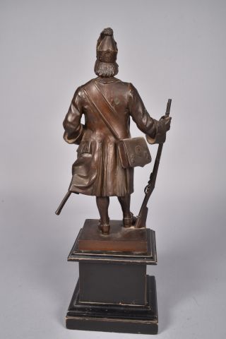 « Grenadier prussien » grand bronze à patine...
