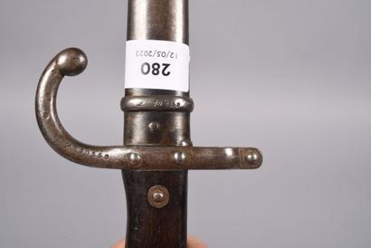 France. Baïonnette modèle 1874 pour fusil...